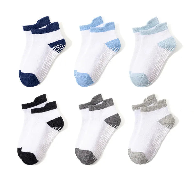 Anti-Slip Kids Ankle Socks