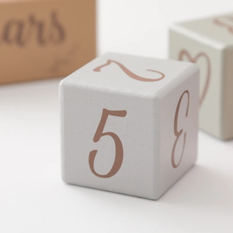 Wooden Baby Milestone Card Set