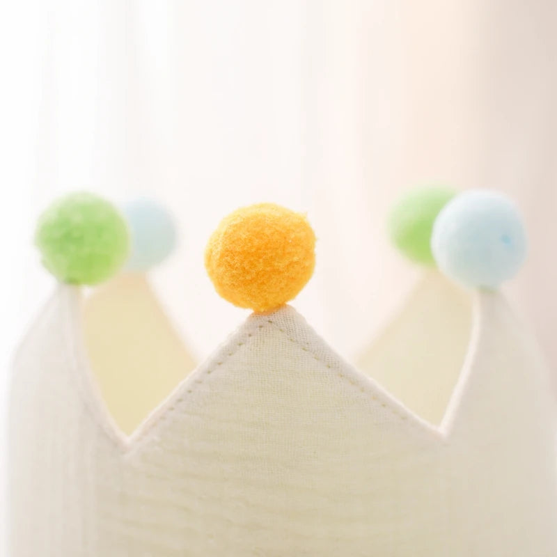 Baby Birthday Crown Hat Set