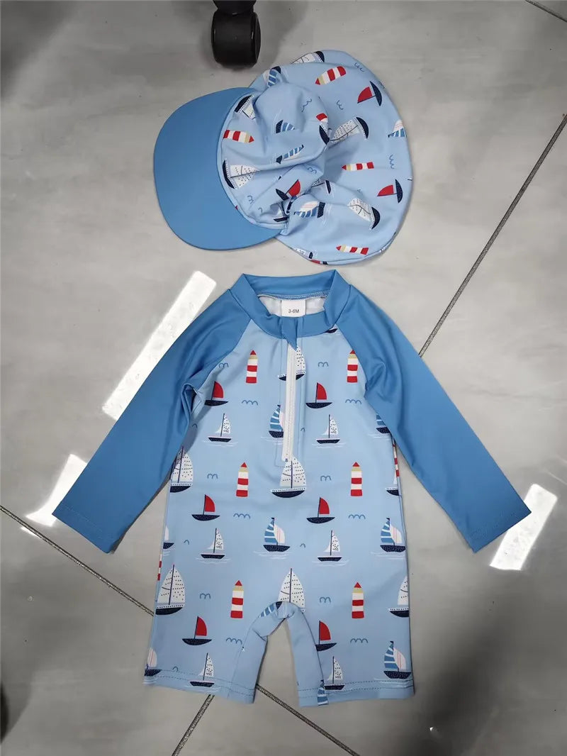 Toddler Rash Guard Swimsuit Set