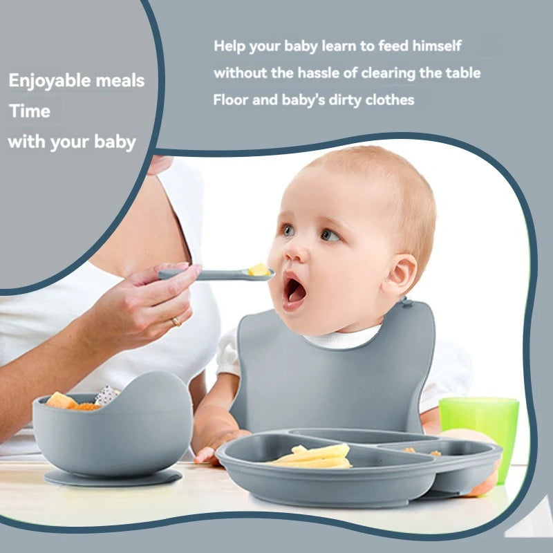 Baby Silicone Tableware Set