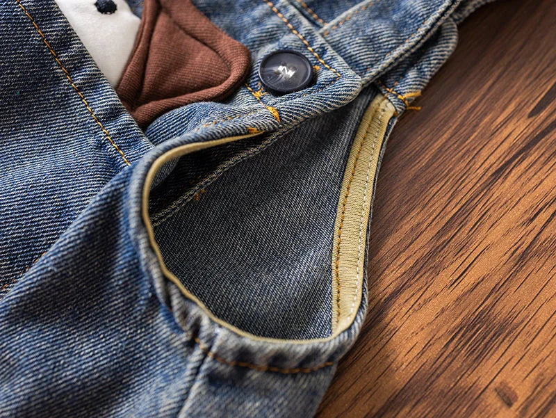 Baby T-Shirt & Denim Overalls