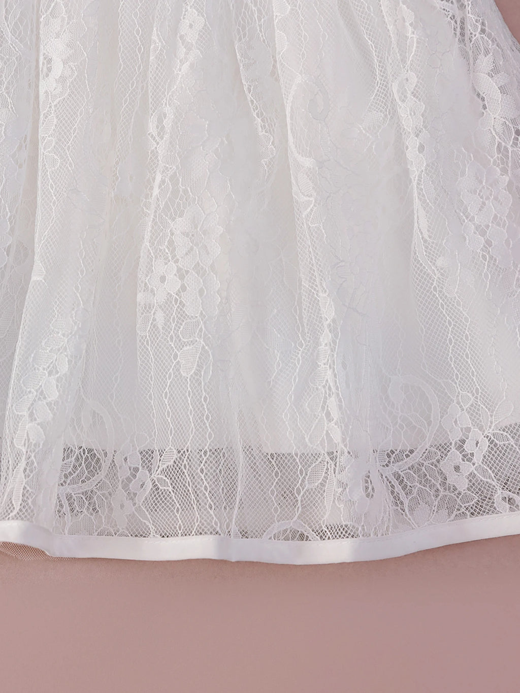 Infant White Lace Baptismal Dress