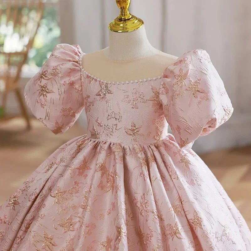 Girls Floral Princess Dress