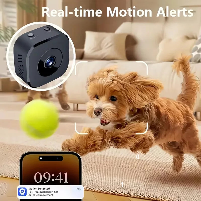 Smart Security Camera with Baby Monitor & Night Vision