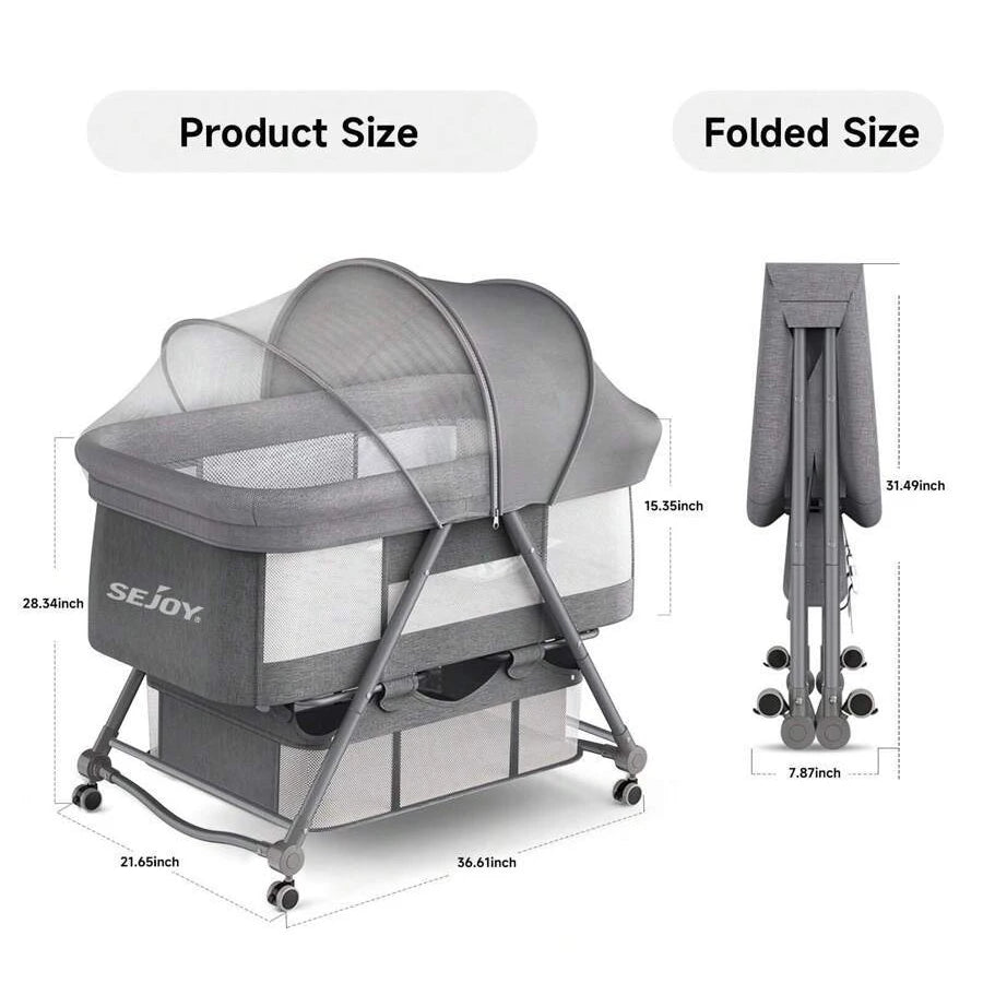 Foldable Anti-Mosquito Baby Bassinet