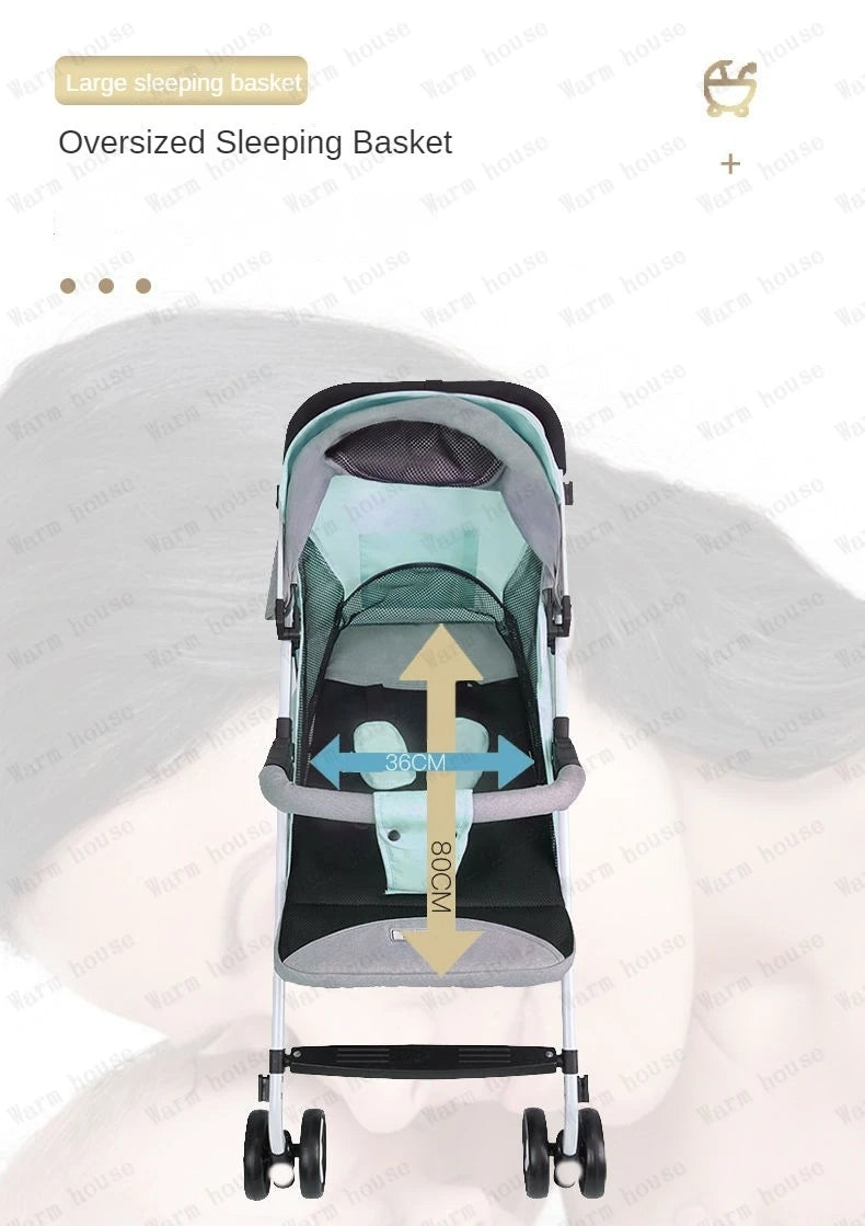 Detachable Twin Baby Stroller