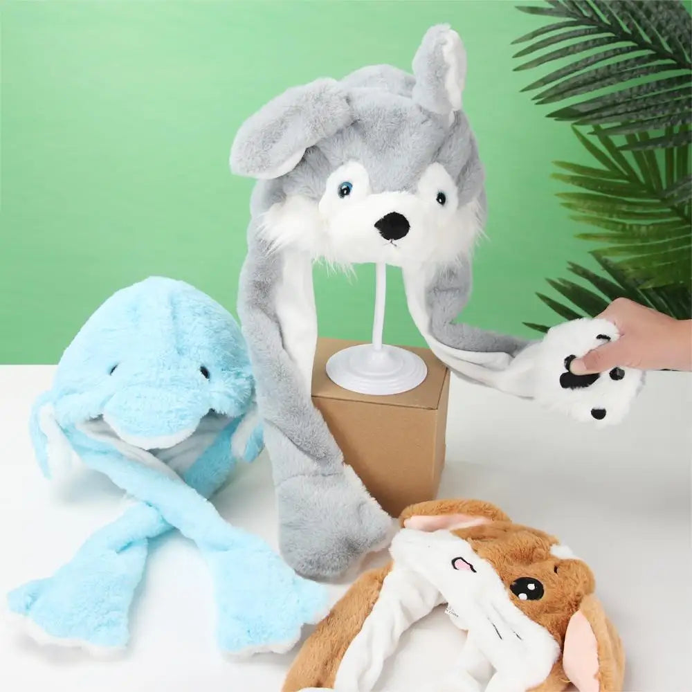 Funny Plush Animal Ear Hat