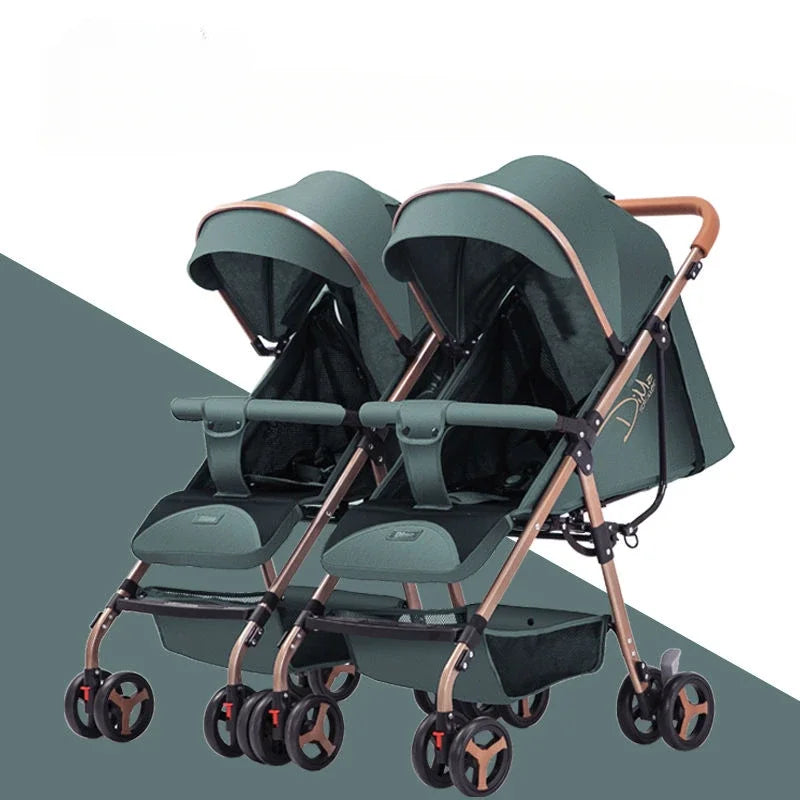 Detachable Twin Baby Stroller