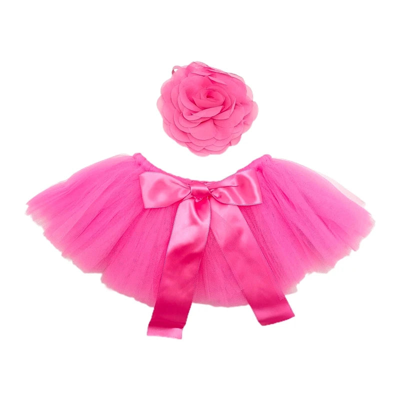 Newborn Girl Puffy Skirt Set