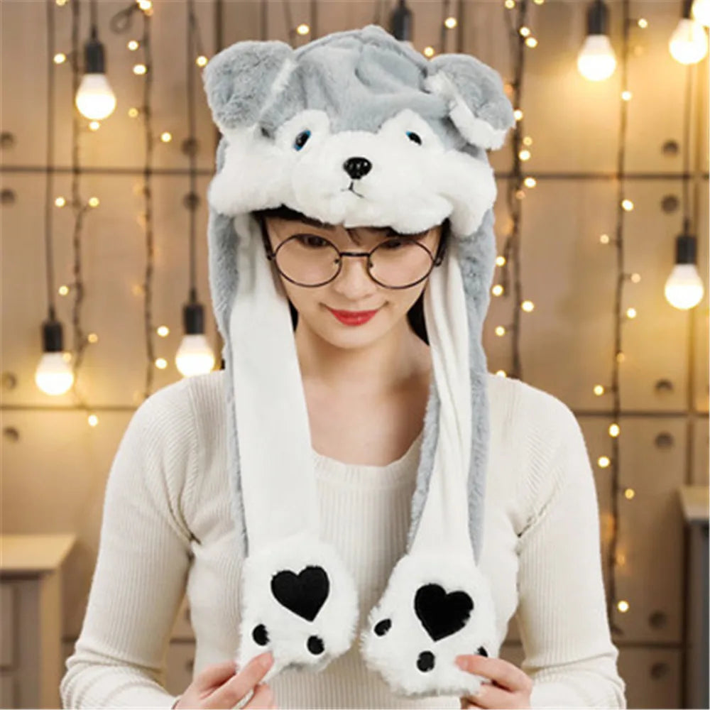 Funny Plush Animal Ear Hat