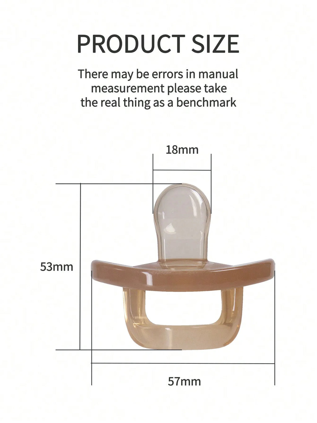Soft Breathable Silicone Pacifier
