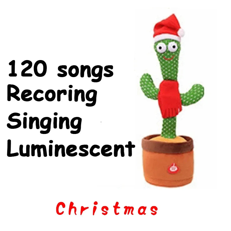 Dancing Cactus Talking Plush Toy with Voice Changer