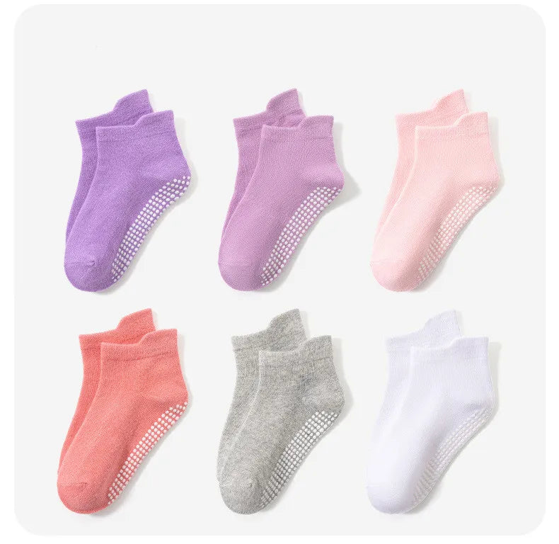 Anti-Slip Kids Ankle Socks