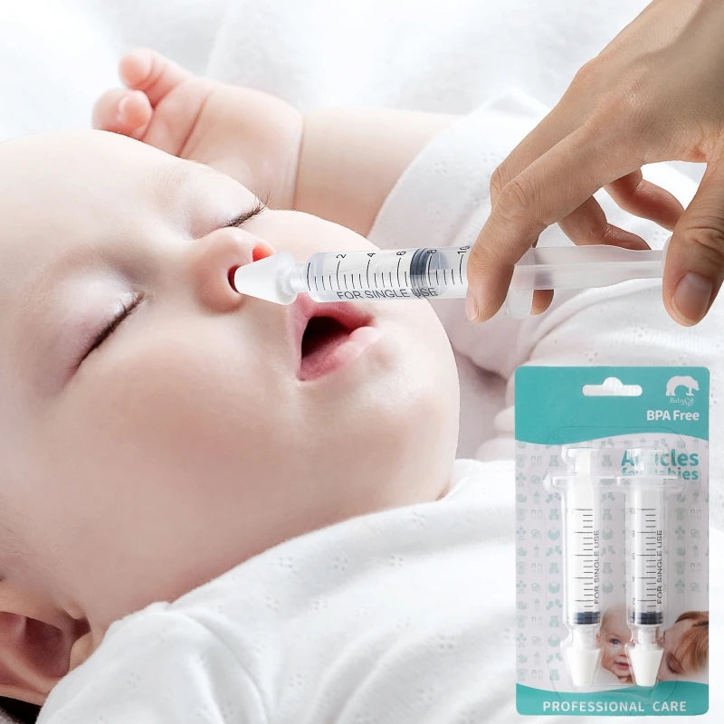 Silicone Baby Nasal Aspirator with Spray
