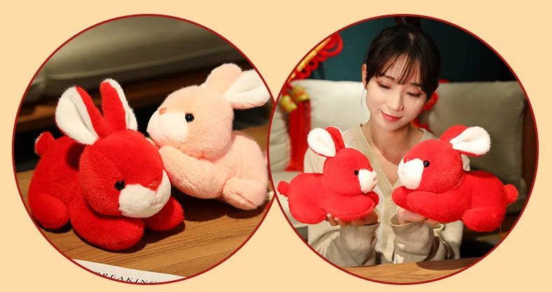 Cute Rabbit Plush Stuffed Animal Doll