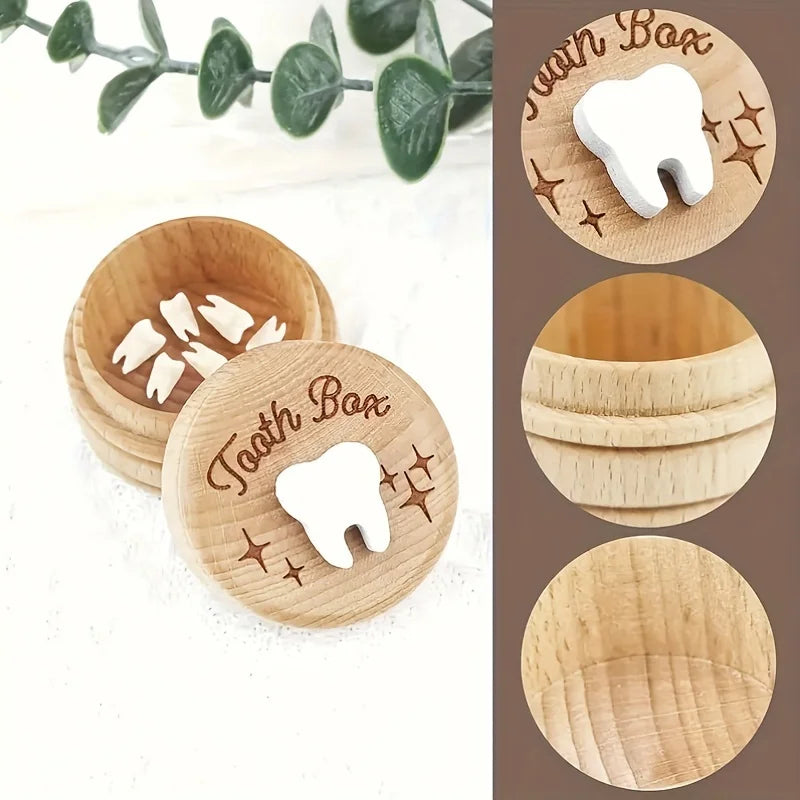 Wood Tooth  Keepsake Box