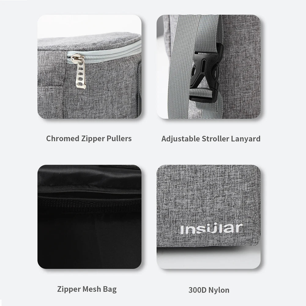 Stroller Diaper & Bottle Storage Bag