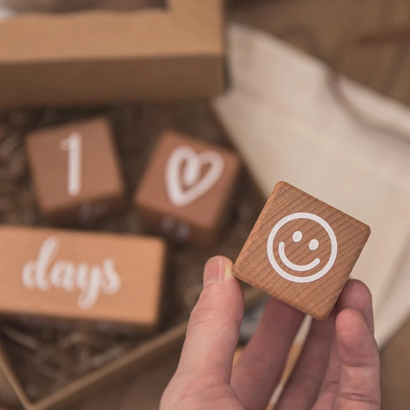 Wooden Baby Milestone Card Set