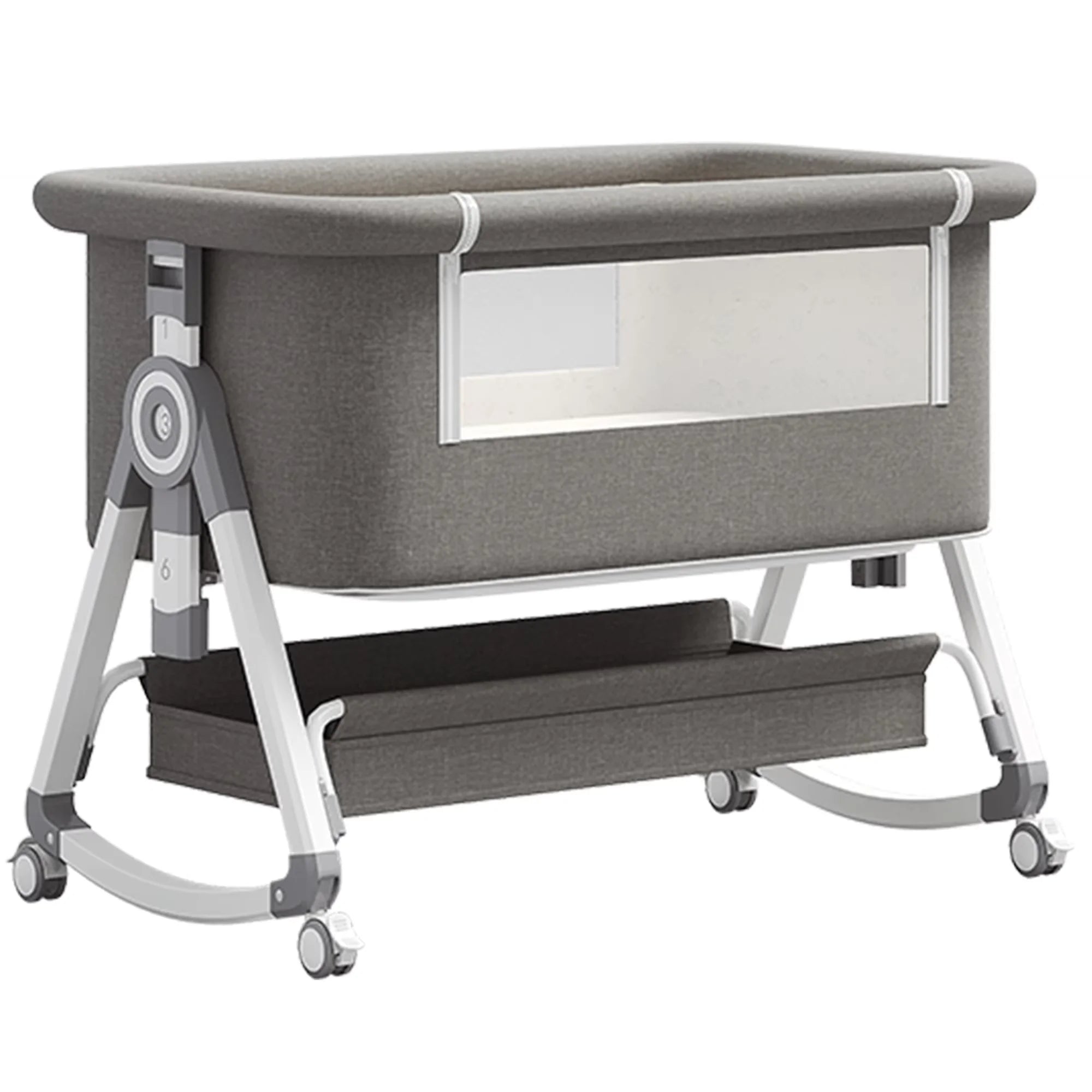 3-in-1 Bedside Baby Crib with Mosquito Net