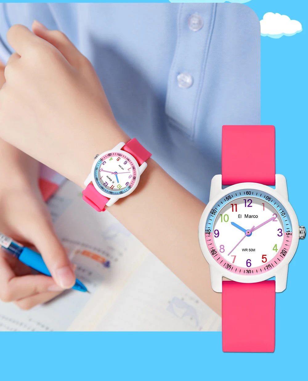 SANDA Kids Sports Quartz Watch