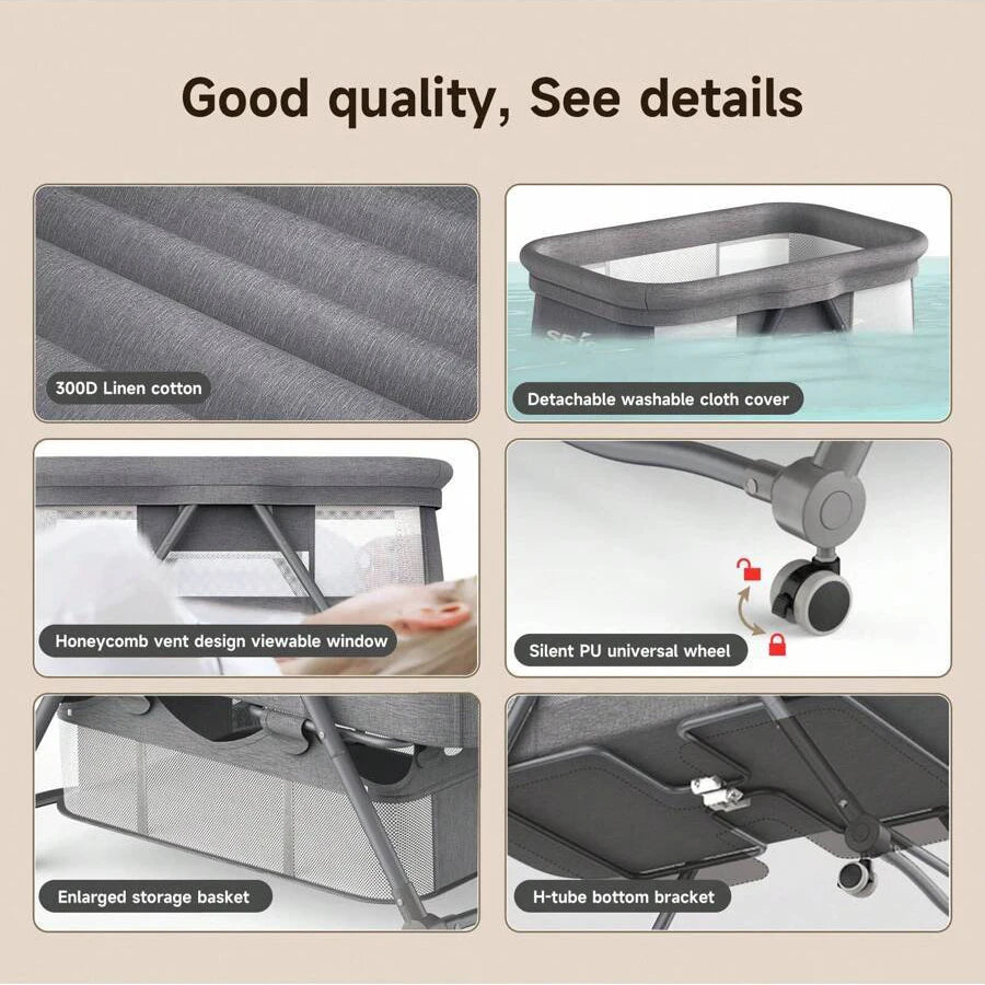 Foldable Anti-Mosquito Baby Bassinet