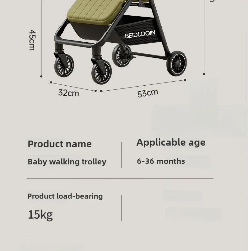 Foldable Multi-Purpose Baby Stroller