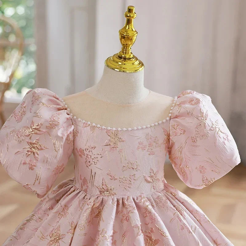 Girls Floral Princess Dress