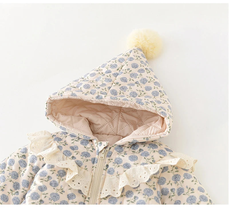 Baby Girls Warm Winter Romper