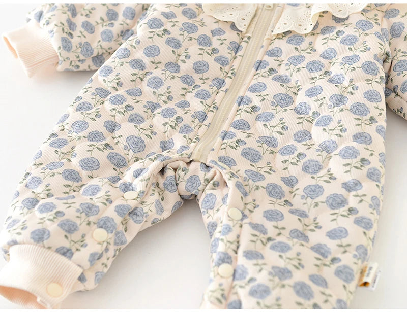 Baby Girls Warm Winter Romper