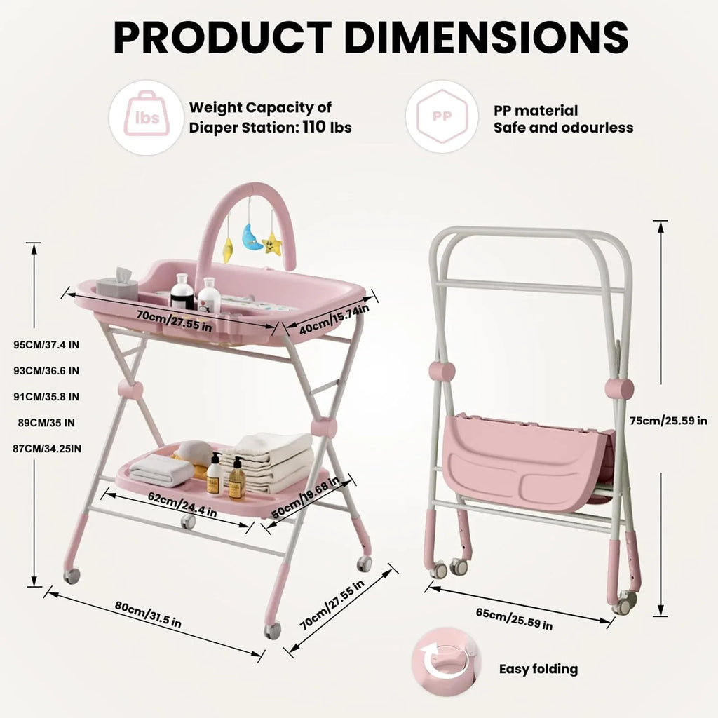 Foldable Baby Changing Table