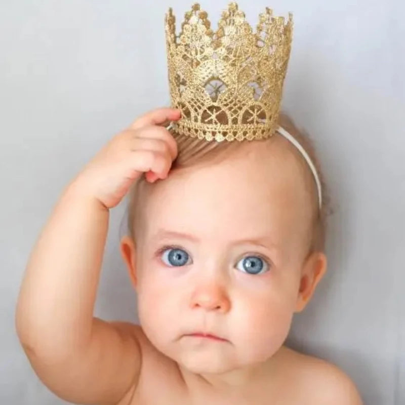 3D Crown Baby Headband