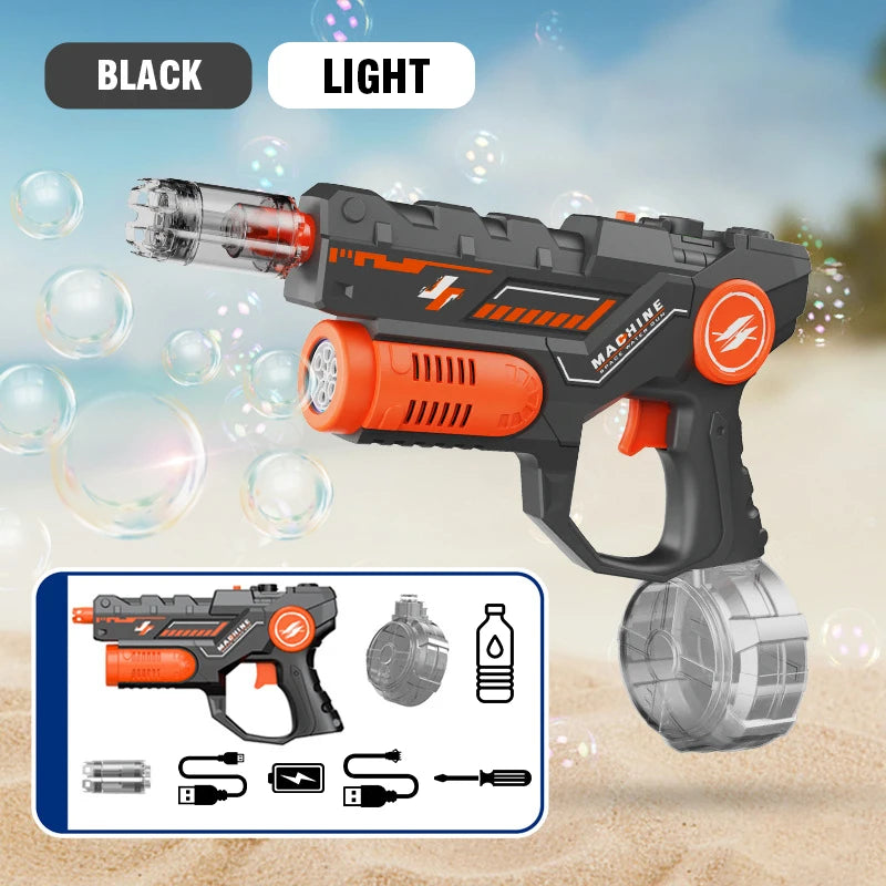 2-in-1 Electric Water Gun & Bubble Blaster