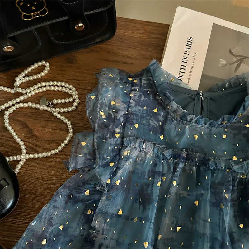 Girls Fairy Mesh Summer Dress