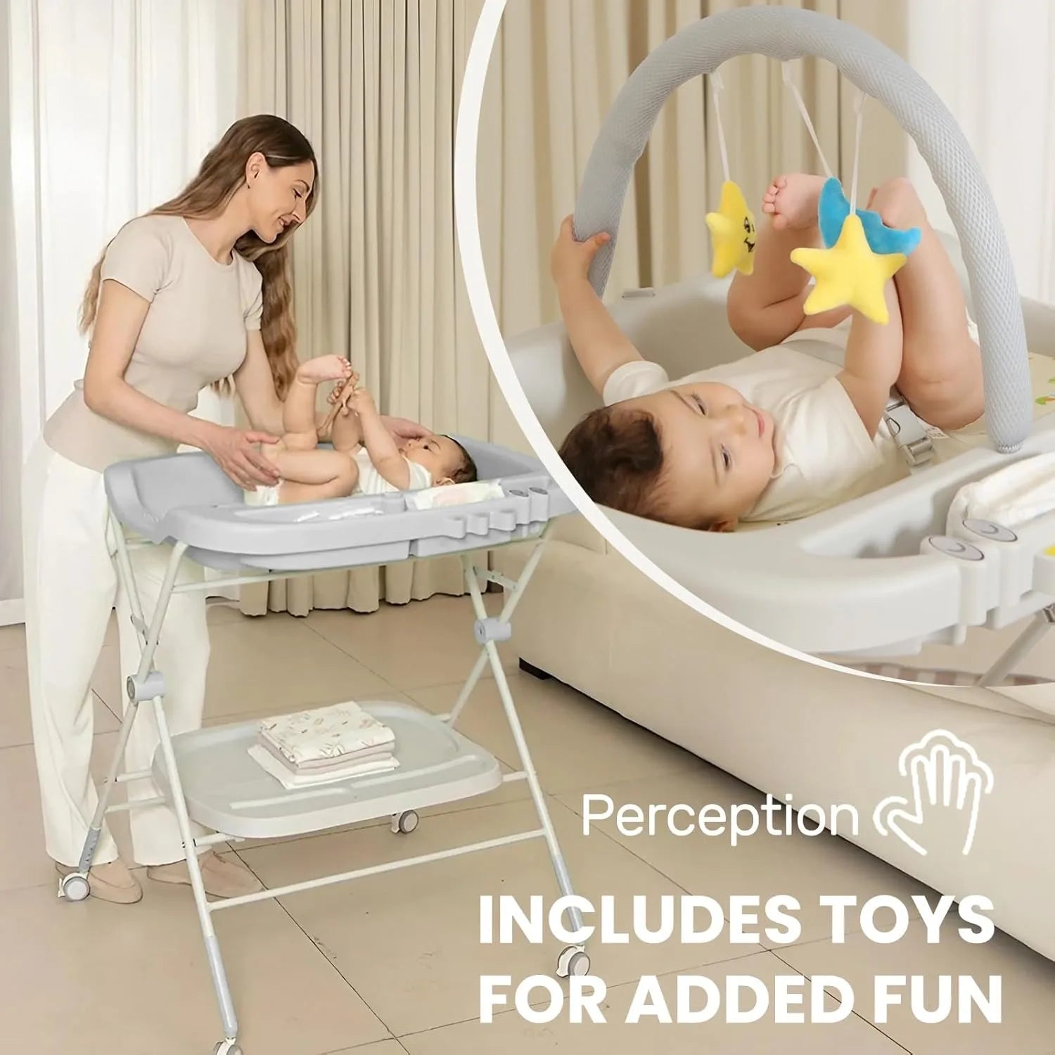 Foldable Baby Changing Table