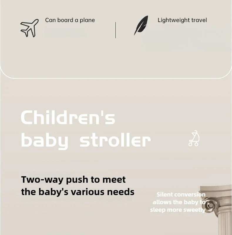 Foldable Multi-Purpose Baby Stroller