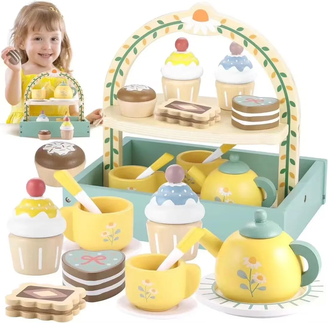 Wooden Ice Cream Play Set