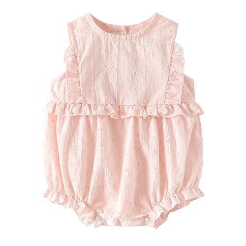 Baby Girls Cotton Print Jumpsuit (0-24M)