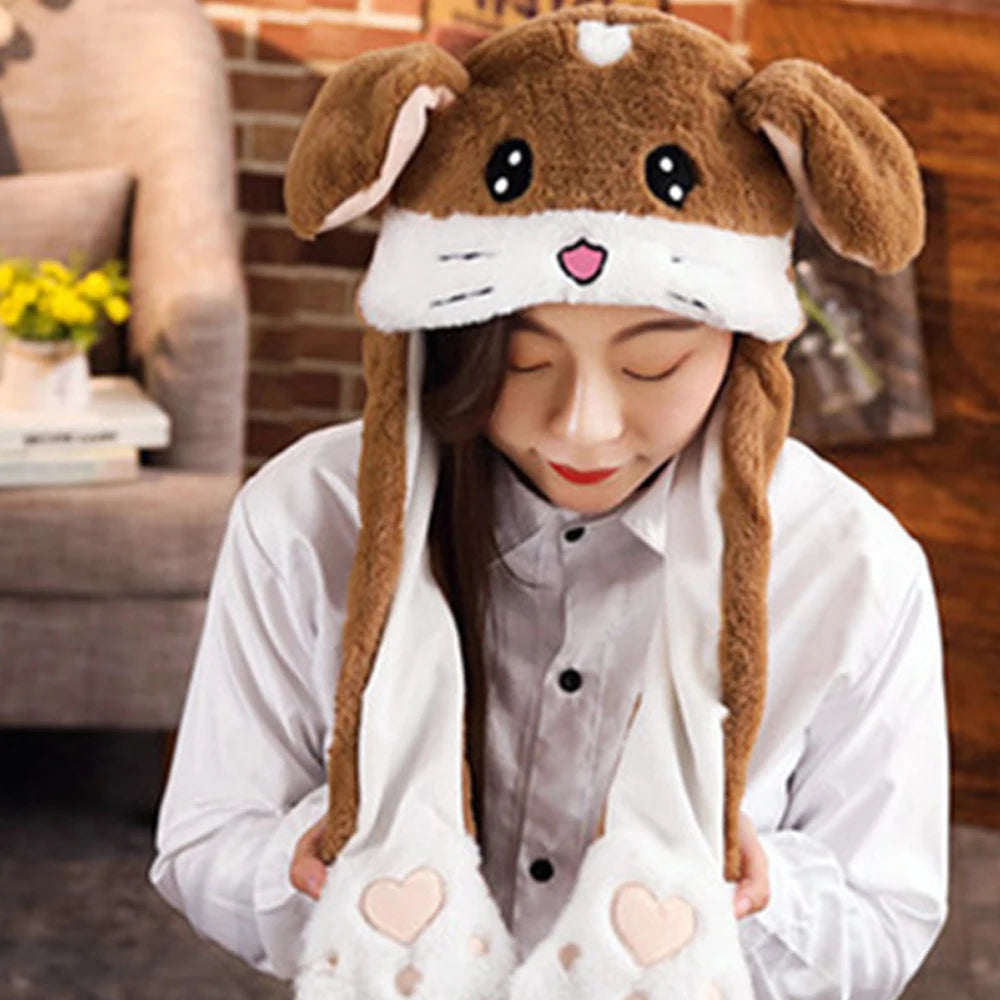 Funny Plush Animal Ear Hat