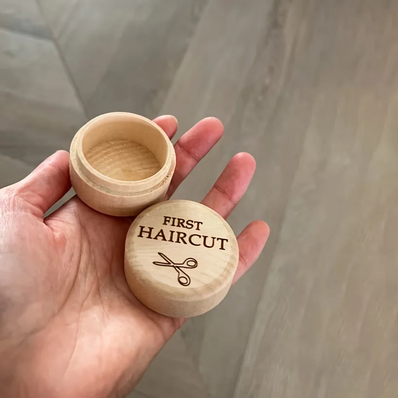 First Haircut  Keepsake Box