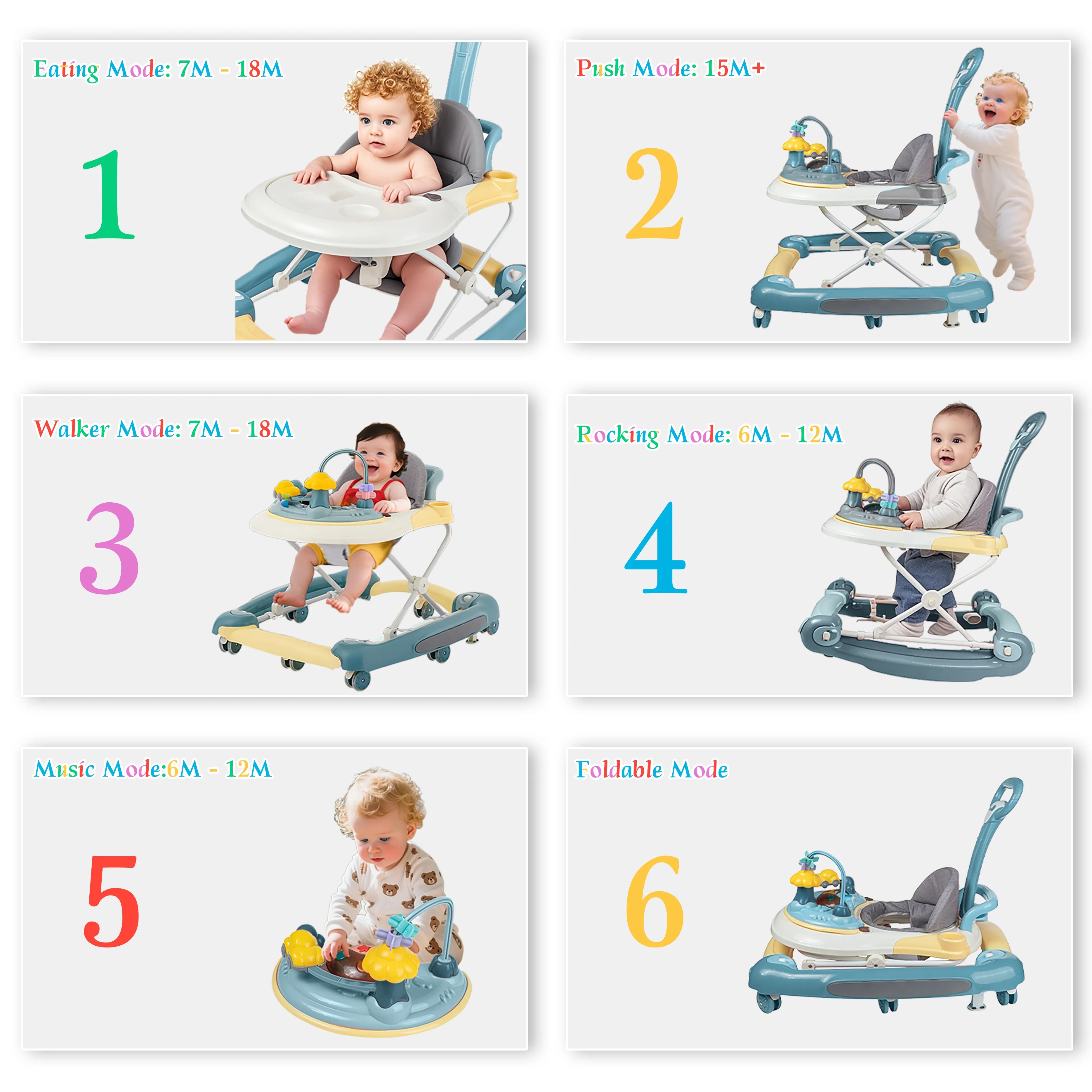 Baby Dining Push Walker