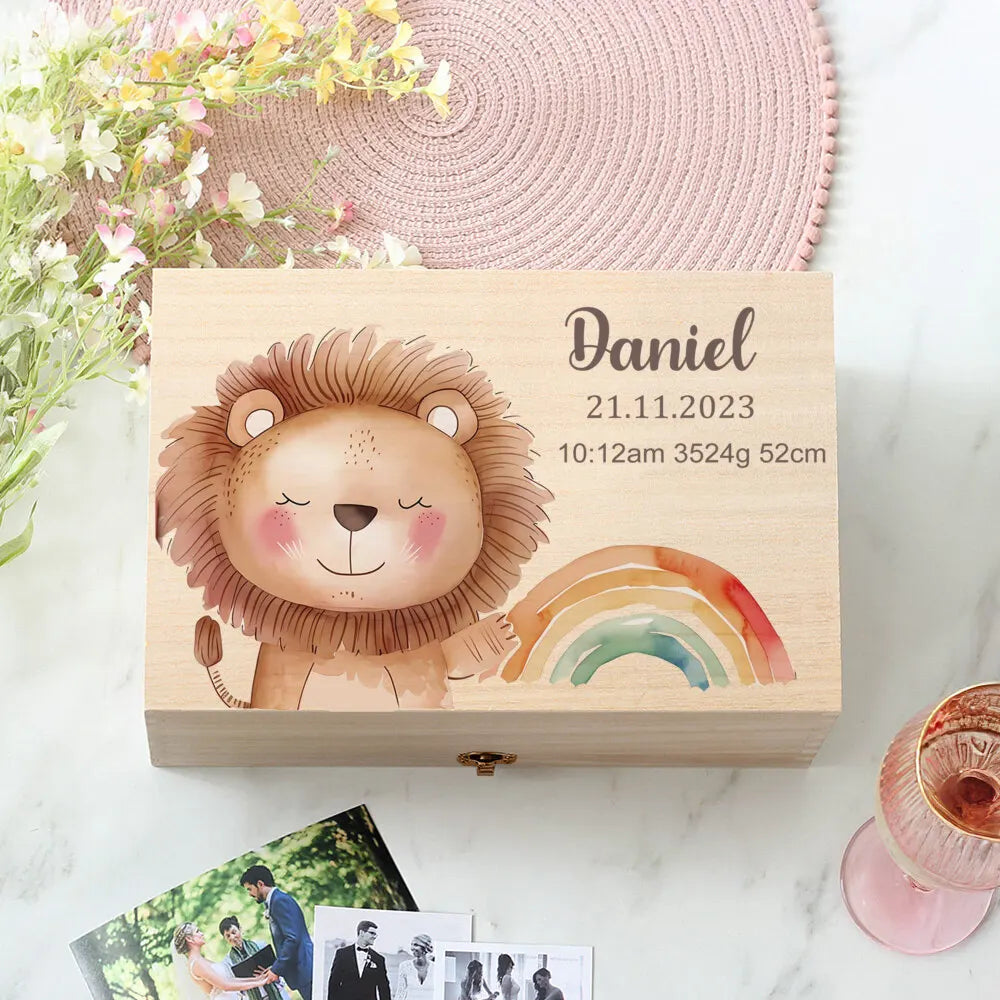 Woodern Animal Print Memory Box