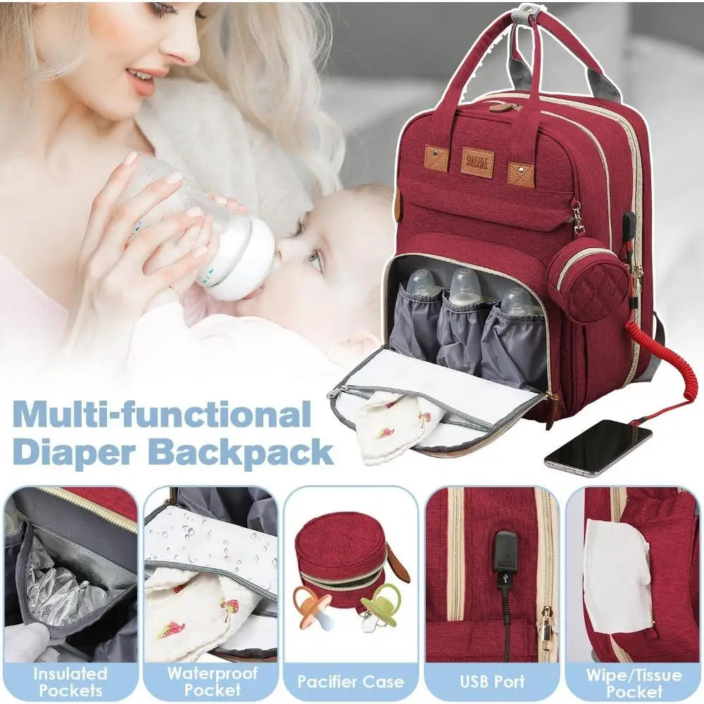 Foldable Diaper Backpack