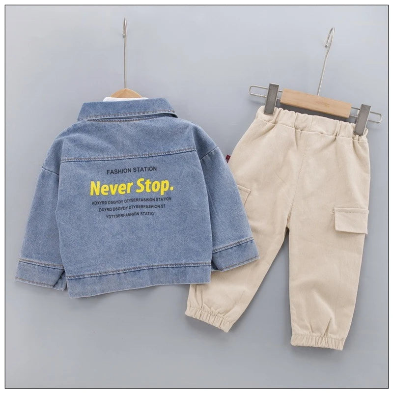 Kids 3-Piece Denim Set
