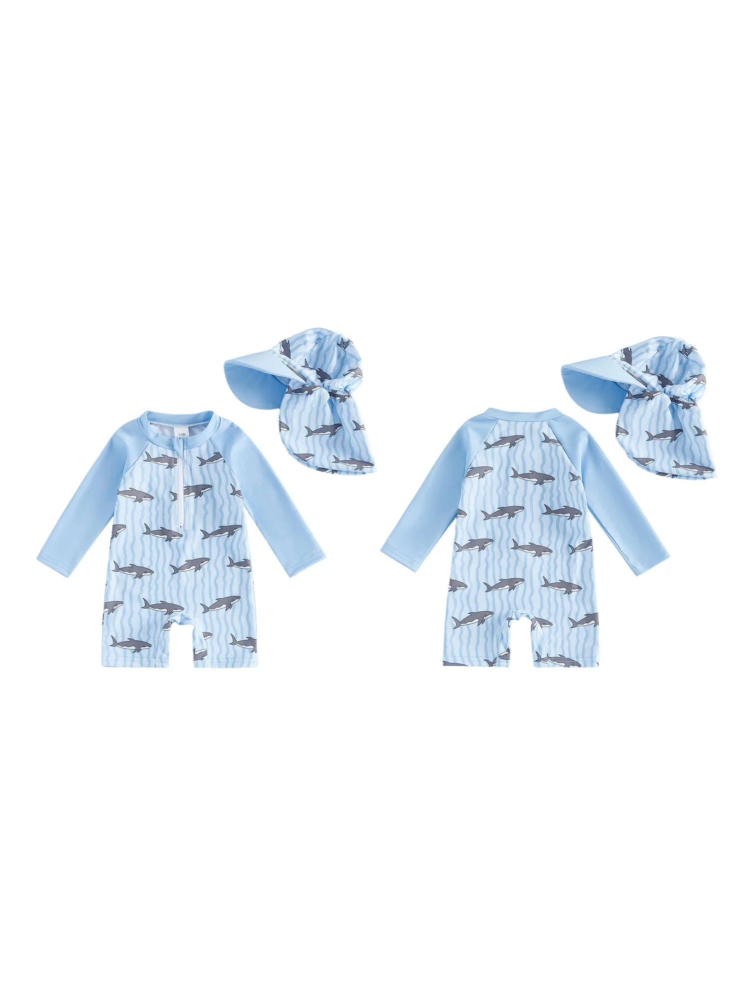 Toddler Rash Guard Swimsuit Set