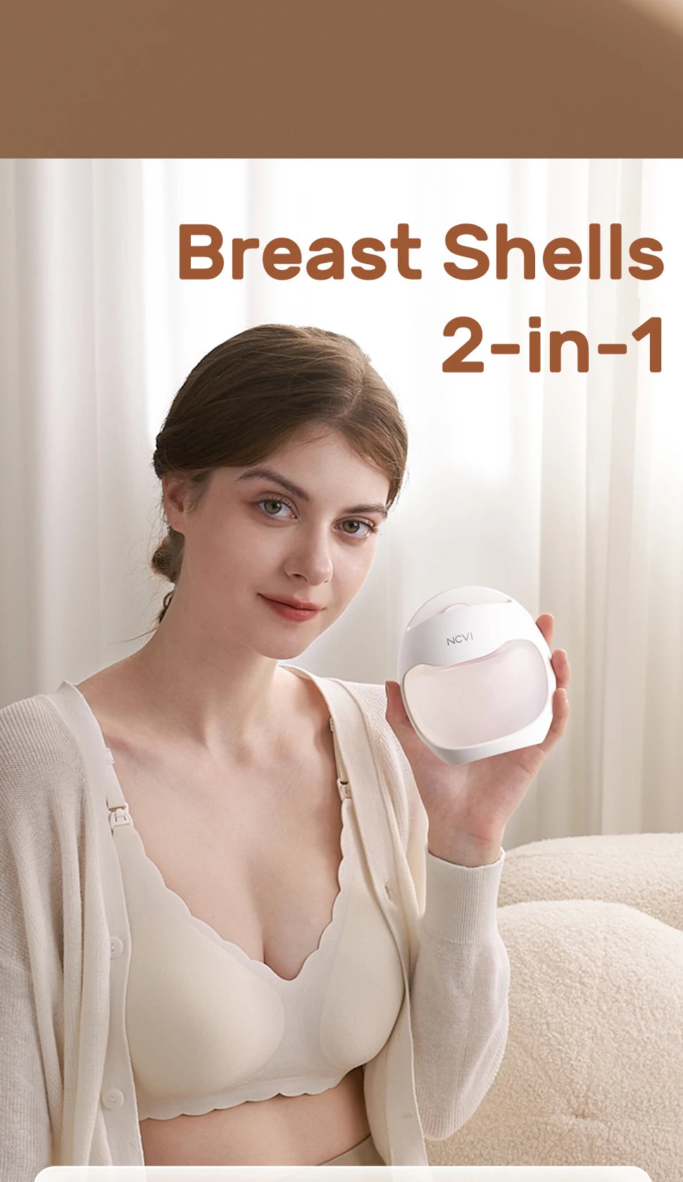 NCVI Wearable Breastmilk Collector