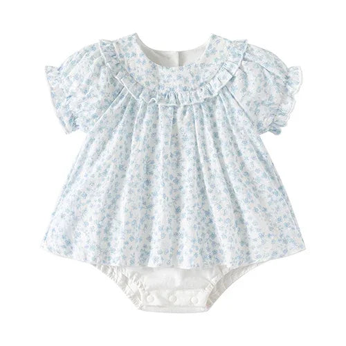 Baby Girls Cotton Print Jumpsuit (0-24M)