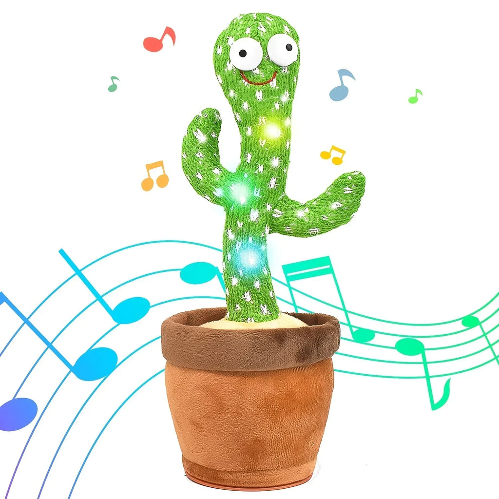 Dancing Cactus Talking Plush Toy with Voice Changer