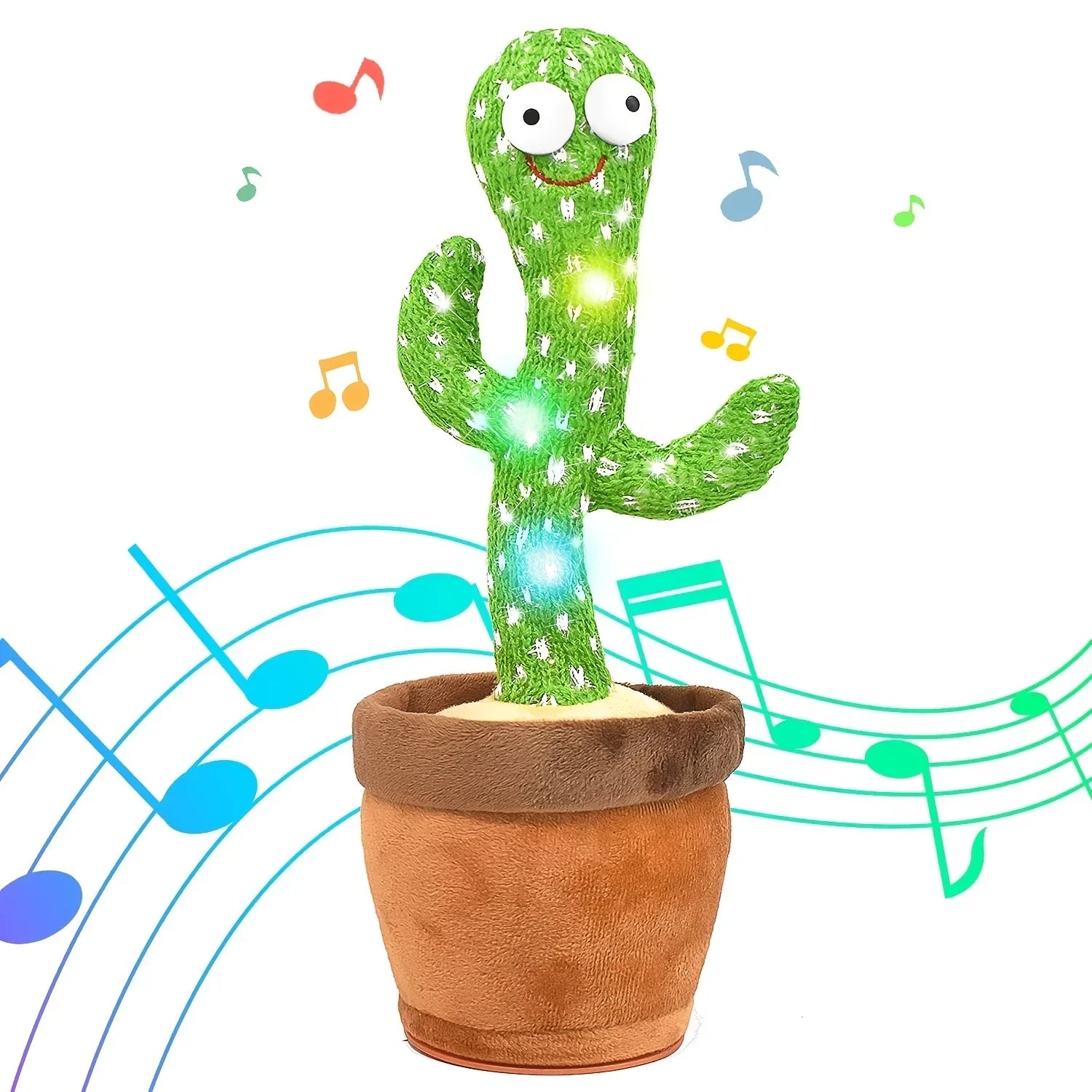 Dancing Cactus Talking Plush Toy with Voice Changer