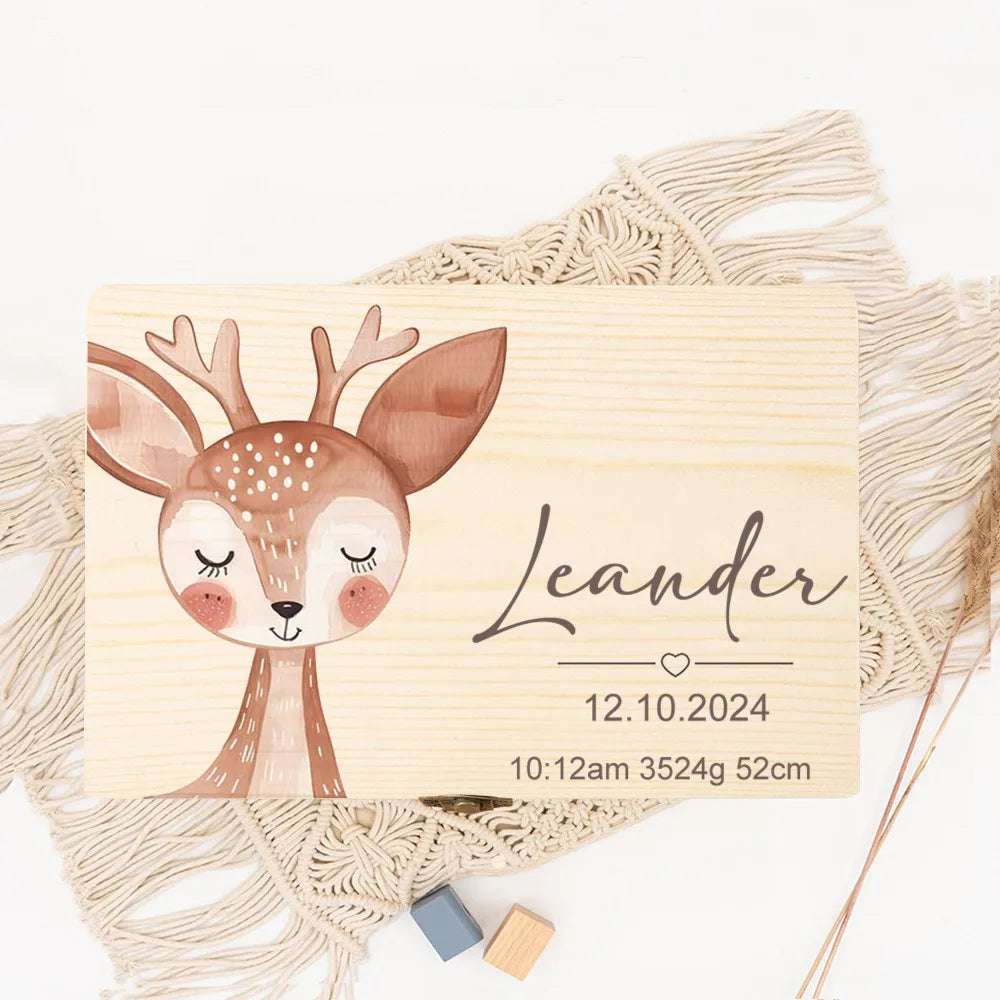 Woodern Animal Print Memory Box